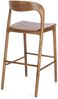 Barhocker Miley aus Teakholz, Natur, 48 x 51 x 102 cm Bild 4