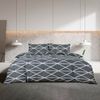 vidaXL Bettwäsche-Set Grau 220x240 cm Baumwolle 136051 Bild 2