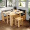 Eckbankgruppe Roman Goldkraft Eiche 150 x 120 cm mit Tisch Vicco Bild 5
