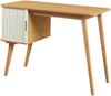Schreibtisch Tysvær 75x105x48 cm Bambus/Cremeweiß [en. casa] Bild 2