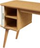 Schreibtisch Tysvær 75x105x48 cm Bambus/Cremeweiß [en. casa] Bild 5