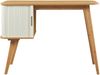 Schreibtisch Tysvær 75x105x48 cm Bambus/Cremeweiß [en. casa] Bild 4