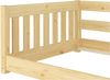 Niedriges Kinderbett Bodenbett 90x200 Kiefer massiv Zubehör wählbar V-60.28-09Rollrost inkl. Bild 4