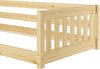 Niedriges Kinderbett Bodenbett 90x200 Kiefer massiv Zubehör wählbar V-60.28-09Rollrost inkl. Bild 5