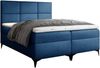 99rooms Ozzy Boxspringbett Velours 160x200 cm Dunkelblau Bild 3