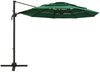 vidaXL Sonnenschirm mit Aluminium-Mast 4-lagig Grün 3x3 m 313829 Bild 2