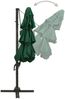 vidaXL Sonnenschirm mit Aluminium-Mast 4-lagig Grün 3x3 m 313829 Bild 4