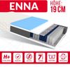 Matratze 100x200 Taschenfederkern ENNA 7 Zonen H2 H3 19 cm HR Schaum Polyurethanschaum JERSEY Bild 3