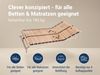 Betten-ABC Max1 K+F – fertig montierter Lattenrost mit Kopf- und Fußteilverstellung, Holm durchgehend, Größe: 90x220 Bild 3