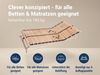 Betten-ABC Max1 K+F – fertig montierter Lattenrost mit Kopf- und Fußteilverstellung, Holm durchgehend, Größe: 90x220 Bild 3