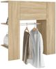 vidaXL Flurschrank Sonoma-Eiche 97,5x37x99 cm Holzwerkstoff 808768 Bild 5
