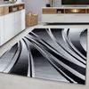 Kurzflor Teppich Paolo rechteckig - 200x290 cm - Schwarz Bild 2