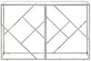 vidaXL Konsolentisch Silbern Edelstahl und Hartglas 349993 Bild 4
