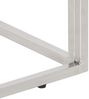 vidaXL Konsolentisch Silbern Edelstahl und Hartglas 349993 Bild 2
