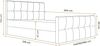 AX LIVING Boxspringbett 180x200 mit Bettkasten Settlio in Creme – Stil & Komfort Bild 3