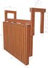 Balkontisch PADUA - Eukalyptus, Natur, 65x64x52cm | Gartentisch Balkon-Tisch Kleiner Tisch Terrassentisch Verandatisch Bild 4