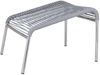 Fußhocker Outdoor Fiam Mya Lounge Spaghetti aus Aluminium grau Bild 4