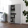 tectake Aktenschrank (Komplettset, 1-St, inkl. Schlüssel) aus pulverbeschichtetem Stahl Bild 3