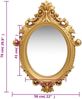 vidaXL Wandspiegel im Schloss-Stil 56x76 cm Golden 320357 Bild 5