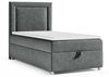 Best for Home Boxspringbett Trinity K-3 SINGLE mit Bettkasten & Komfort Topper H3 (Einzelbett, Polsterbett mit gepolstertes Kopfteil, Jugendbett, Kinderbett versch. Größen, 70x200 80x200 90x200 100x200 cm), verschiedene Liefermöglichkeiten, Handwerksqu... Bild 4