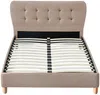 Vente-unique - ELIDE Bett Stoff Beige - B 206,5 cm x H 102 cm x L 163 cm Bild 4