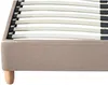 Vente-unique - ELIDE Bett Stoff Beige - B 206,5 cm x H 102 cm x L 163 cm Bild 5