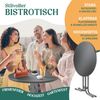 KESSER® Gastro Stehtisch klappbar - Gastronomie Bistrotisch rund - Wetterbeständiger Klapptisch Gartentisch - Runder Partytisch - Hitzebeständig - Stabil und sicher Anthrazit, Ø 60 cm, 1er Set Bild 2