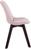 TPFLiving Besucherstuhl Bornova Two (Pflegeleichte Oberflächen & robuste Materialien, 4 St), Maße (TxBxH): 55 x 48 x 84cm - Farbe: pink Bild 3