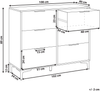 Kommode mit 6 Schubladen WALCOTT Schwarz Bild 2