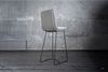 KAWOLA Barhocker Vince Barstuhl Stoff hellgrau 121 x 58 x 46 cm Bild 5