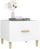 vidaXL Couchtische 2 Stk. Weiß 50x50x40 cm Holzwerkstoff 812709 Bild 4