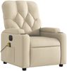 vidaXL Massagesessel Elektrisch Creme Stoff 3204707 Bild 4