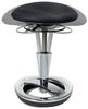 Topstar Hocker Sitness Bob SU49BR0 Fuß chrom Bezug schwarz Bild 3