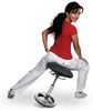 Topstar Hocker Sitness Bob SU49BR0 Fuß chrom Bezug schwarz Bild 4