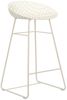Kartell Smatrik Stool, Barhocker, Weiß mit weißer Struktur Bild 2