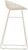 Kartell Smatrik Stool, Barhocker, Weiß mit weißer Struktur Bild 1