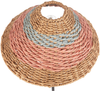 Beliani 'Kyoga' Stehlampe, Papierseil beige / schwarz, 47 x 47 x 150 cm Bild 5