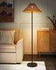 Beliani 'Kyoga' Stehlampe, Papierseil beige / schwarz, 47 x 47 x 150 cm Bild 3