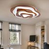 LED Deckenleuchte, Holz, dimmbar, Fernbedienung, CCT, L 58 cm Bild 5