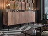 Mirjan24 'Aropo' Sideboard, Laminatplatte Nuss Warmia, 70 x 42 x 150 cm Bild 2