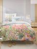 Irisette Wave Mako-Satin Bettwäsche 155x220 Blumenwiese rosa hellblau 8689-90 Bild 2