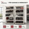 Albatros SR2S Schwerlastregal 875 kg – Metallregal 180x90x40 cm, 5 verstellbare Ablagen, Steckregal teilbar, Lagerregal für Garage, Keller, Werkstatt Bild 2