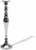 XL Dekorativer und schwerer Kerzenleuchter Metall Silber 48cm Mod3 Bild 2
