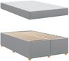 vidaXL Bettrahmen mit Matratze Hellgrau 120 x 190 cm Stoff 3399342 Bild 4