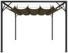 Gartenpavillon, Pavillon mit Ausziehbarem Dach 3x3 m Taupe 180 g/m² Bild 2