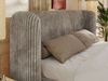 Polsterbett Bett mit Holzlattenrost Schlafzimmer Bett Doppelbett gepolstertes Kopfteil - EMORA CLASSIC - 140x200 cm - Hellbraun Cord Bild 4