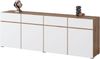 INOSIGN Sideboard Cross,Breite 225 cm, moderne grifflose Kommode,4 Türen/4 Schubkästen, Schubladenschrank mit viel Stauraum, Einlegeböden verstellbar Bild 3