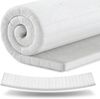 Mister Sandman Kaltschaum Topper Matratzenauflage 140×200 cm – Polyester Bezug, 5 cm, mittelfest & waschbar, Weiß