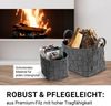 N8WERK Aufbewahrungskorb Filz-Aufbewahrungstasche mit Henkel, Griff in S und M, S: 40x30x30cm, M: 35x25x25cm Bild 3