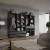 Kleiderschrank Elmo Anthrazit 100x200 cm 3er Set Vicco Bild 3